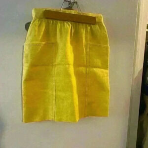 Anthropology Cartonnier Skirt Size 6 Yellow